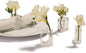 Two's Company Set of 4 Napkin Rings/bud Vase by TwosCompany