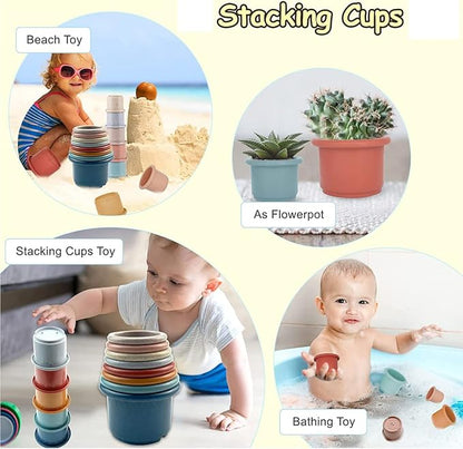 Baby Stacking Nesting Cups Toys - Image 5