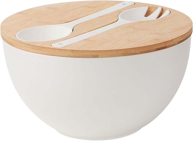 12.6" Extra Large Salad Serving Bowl Set by ECOHAGOU