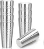 Metal Cup, 19 oz Insulated Tumbler, 8 Pack Double Wall Unbreakable Stackable by Offiper