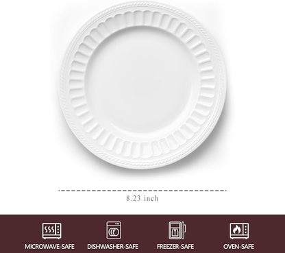 kanthea Bone China Appetizer Plates Set of 4, Serving Dishes - Image 3