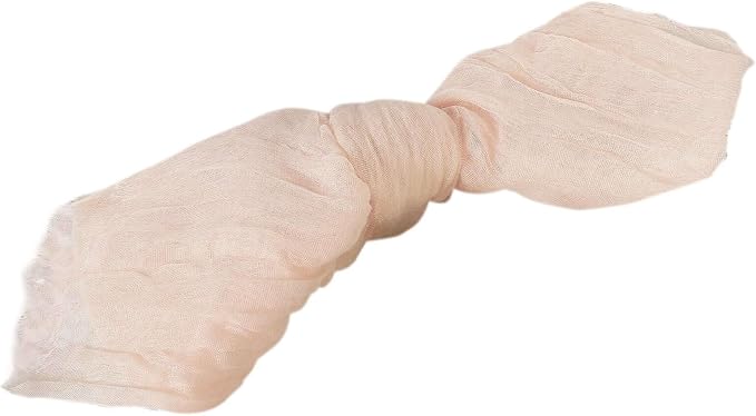 Efavormart 5 Pack 24"x19" Blush Rose Gold Matte Gauze Cheesecloth Napkins - Image 7
