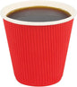 Restaurantware Ripple Wall Coffee Cups 500 Count 8 Ounce Insulated Red Paper by Restaurantware