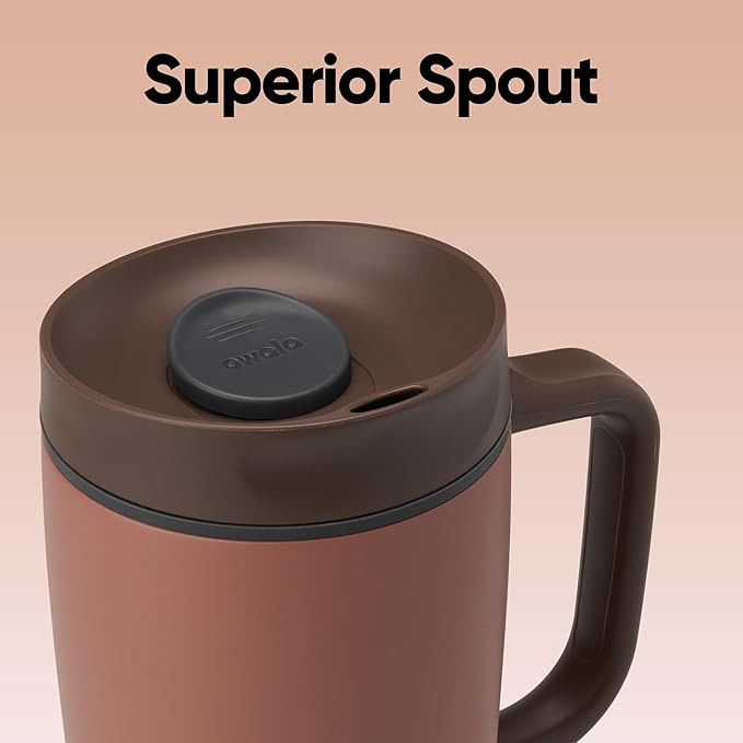 Owala SmoothSip Slider Stainless Steel Insulated Travel Mug - Image 4