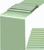 Satin Sage Green Table Runners 10 Pack by WENSINL