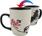Lotus Magic Color Changing Coffee Mug, 16 oz | Ceramic Tea Mug by Asmwo