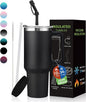 BENZZO Tumbler with Lid and Straw 40oz Stainless Steel Tumblers with Protective by BENZZO