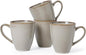 MONITO 17oz Ceramic Coffee Mugs Set of 4, Dishwasher&Microwave Safe, Reactive by MONITO