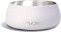 Sipworks Stainless Steel Dog Bowl – 32oz Weighted Metal Food and Water Bowls for Dogs and Cats with Non-Slip Base - Pet Bowls for All Breeds Sizes for Travel & Outdoor Play | White