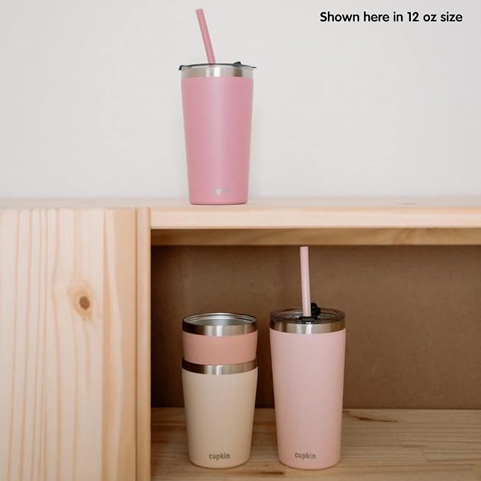 CUPKIN Kids Tumblers, The Original 8 oz Stackable Stainless Steel Kids Cup - Image 9