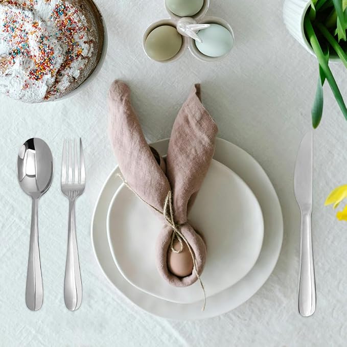 Stainless Steel 18PCS Dinner Set combo - Image 9