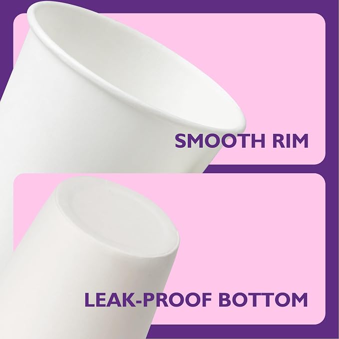 3 oz Disposable Paper Cups, Mouthwash Cups, Small Coffee Cups - Image 5