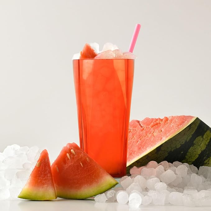 Top-spring 12 Oz Reusable Plastic Water Tumbler 6pcs Color BPA Free | Thickened - Image 7