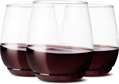 TOSSWARE POP 14oz Vino SET OF 252, Recyclable, Unbreakable & Crystal Clear by TOSSWARE