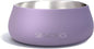 Sipworks Stainless Steel Dog Bowl – 32oz Weighted Metal Food and Water Bowls for Dogs and Cats with Non-Slip Base - Pet Bowls for All Breeds Sizes for Travel & Outdoor Play | Heather