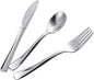 500PCS Silver Plastic Silverware, Disposable Utensils & Cutlery | 200 Forks by N9RTABLEWARE