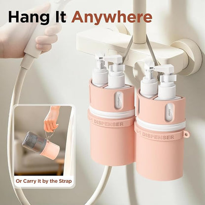 4 in 1 Travel Dispenser Bottle, Travel Toiletry Bottles - Image 3