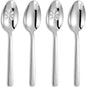 Premium Aline 9-Inch Spoons | 18/10 Stainless Steel Serving & Slotted Spoons; by KEAWELL
