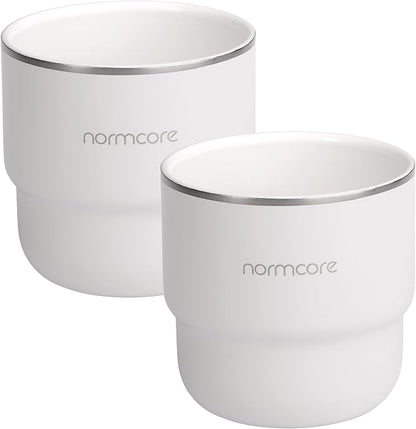 Normcore 2 Pack Espresso Coffee Cup Set, 7 oz Coffee Tumbler by NORMCORECOFFEETOOLS