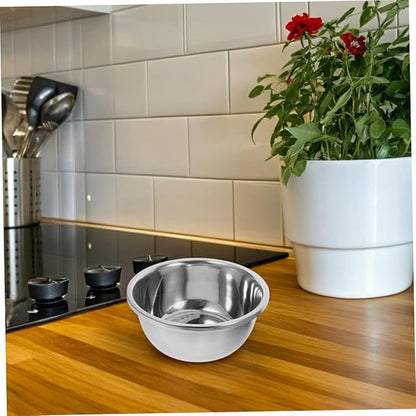 Stainless Steel Mixing Bowl Kitchen Prep Bowl for Baking Salad and Cooking Durable Noodle Bowl Space Saving Design Smooth Finish for Easy Handling