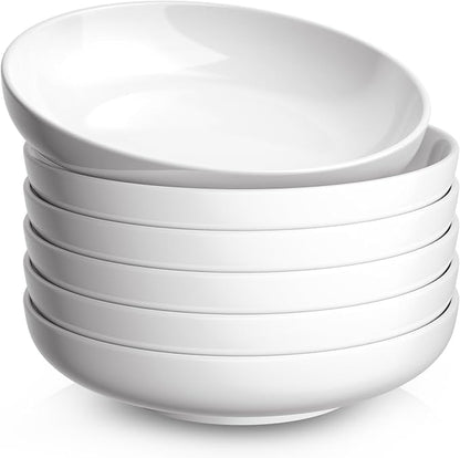 Quatish Pasta Bowls 30oz Set of 6, Salad Bowls Soup Bowl by Quatish