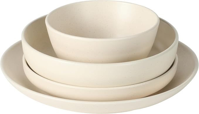 Gibson Elite Leeds Court Plates and Bowls Sets, 16-Piece Stoneware Dinnerware - Image 9
