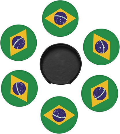 Brazilian Flag Coasters for Drinks - Image 7