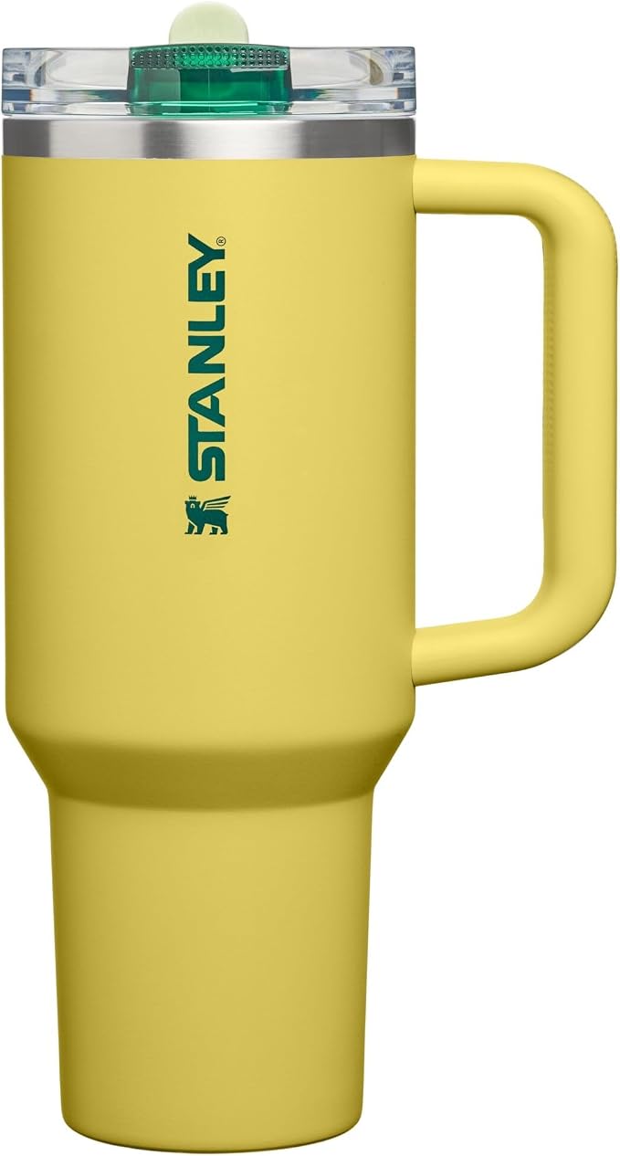 STANLEY Quencher ProTour Flipstraw Tumbler, 40 oz, Daffodil Emerald | Built-In by Unknown