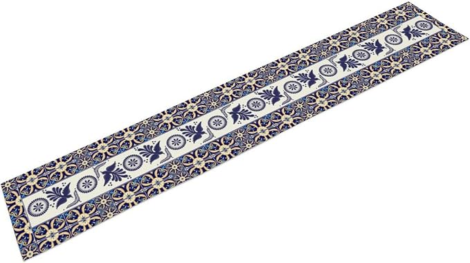 YCness Floral Bird Mexican Table Runner, 13x36 Inch - Image 9