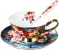 Bone China Cup& Saucer Set by Eplze