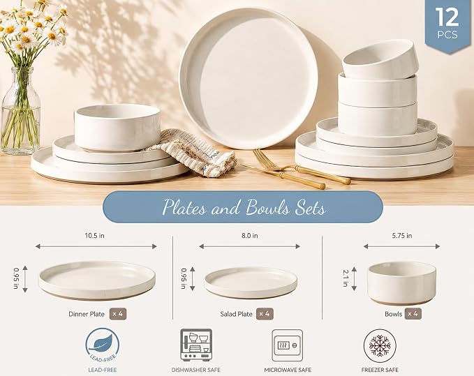 AmorArc Stoneware Dinnerware Sets - Image 2
