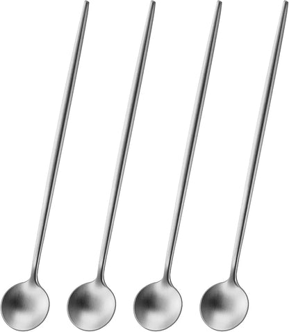 DEHOV 7.95 Inches SS18/10 Long Handle Iced Tea Spoons, Ice Cream, Iced by DEHOVKitchen