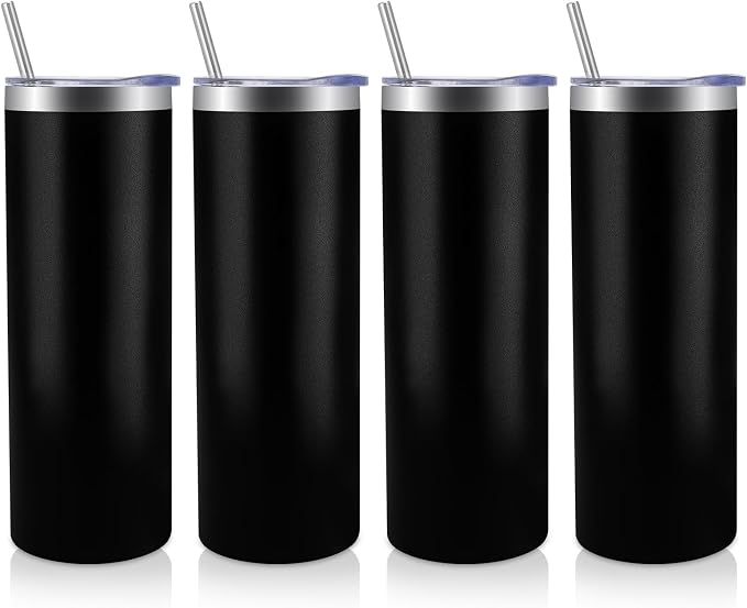 Volhoply 4 Pack Skinny Tumblers by LiveFully%EF%BC%8CDrinkFreely%E2%80%94KeepGoingwithVolhoply%EF%BC%81