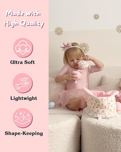 LeyaDoll Tea Party Playset, Pretend Play Baby Doll Accessories | Pretend Play - Image 3