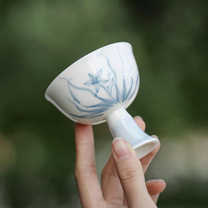 KAMMAK Tea Cup, 2.5oz Small Tea Cups Set of 2, Chinese Kungfu Tea Cups - Image 5