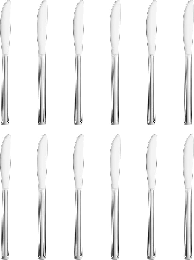 New Star Foodservice Dominion Pattern 18/0 Stainless Steel Dinner Knife by NewStarFoodservice