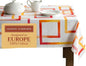 Maison d' Hermine Table Cloth Square Table 100% Cotton 60 x 60 Inches Tablecloth Reusable Decorative for Dining Room Farmhouse Home Valentines Day Decorations Spring Summer - Summer Maze