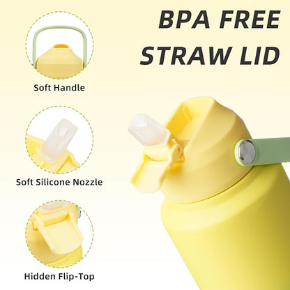 BJPKPK 40oz Insulated Water Bottle, Stainless Steel Bottle - Image 2