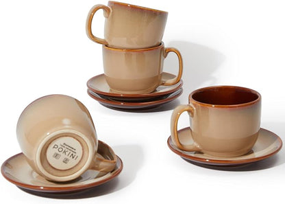 Pokini Stoneware Coffee Cups by Pokini