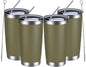 MEWAY 20oz Tumbler 4 Pack Double Wall Vacuum Insulated Travel Mug Bulk by MEWAY