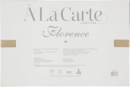 Placemats Set of 4 12" x 18" Heat-Resistant Table Mats for Dining Table Set for 4 Kitchen & Dining Room Decor Farmhouse, Boho, & Modern Style Easy to Clean, Durable & Stylish Table Decor