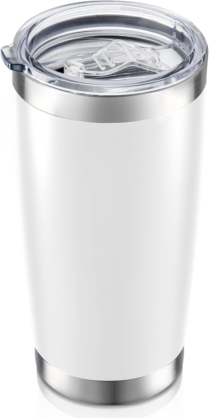 20 oz Tumbler with Lid Stainless Steel Insulated Tumblers, 1 Pack | Leak Proof by Unknown