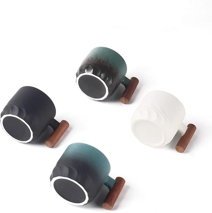 Zurucily 2 oz Espresso Cups Set of 2, Ceramic Espresso Cups - Image 3