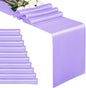 10-Pack Lavender 12 x 108 inches Long Premium Satin Table Runner | Wedding by REWOMC