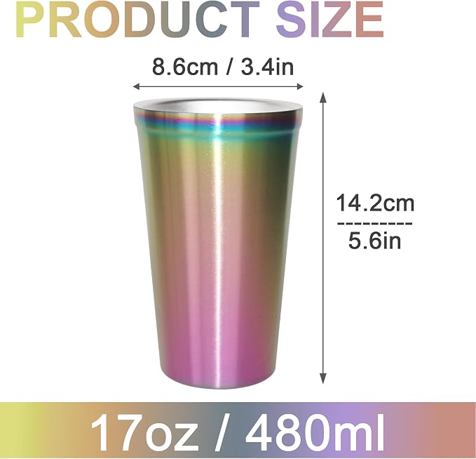 Youda Stainless Steel Double Walled Insulated Cups Stackable, Coffee Cup/Tea - Image 5