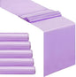 Lavender Satin Table Runners 12x108 inch 5 Pcs Bright Satin Silk Fabric | by B-COOL