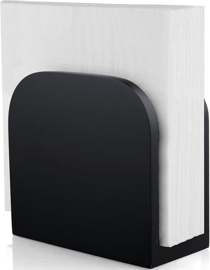 ALELION Black Napkin Holder for Table by ALELION