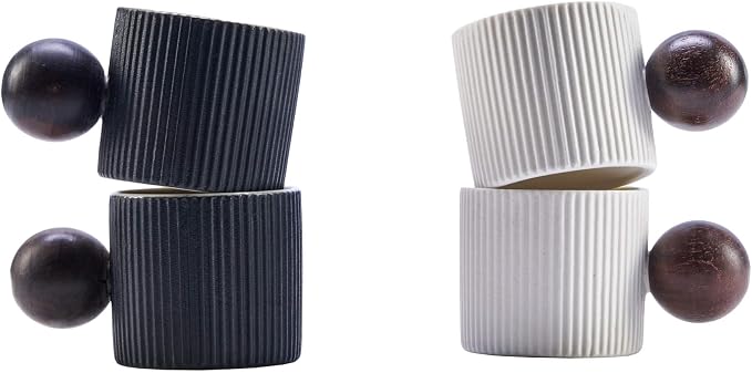 Ceramic Mini Espresso Cups Demitasse Cups by CLASGLAZ