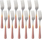 12 Pieces Dinner Fork, Stainless Steel Silverware Forks, 7.1 Inches Metal Fork by KitchenDining