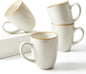 Pokini Coffee Mug 15 oz, Ceramic Coffee Mugs Set of 4, Reactive Glaze Mug by Pokini